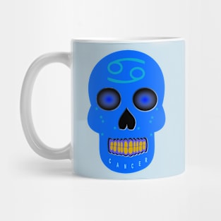 Star Sign Skull Cancer Mug